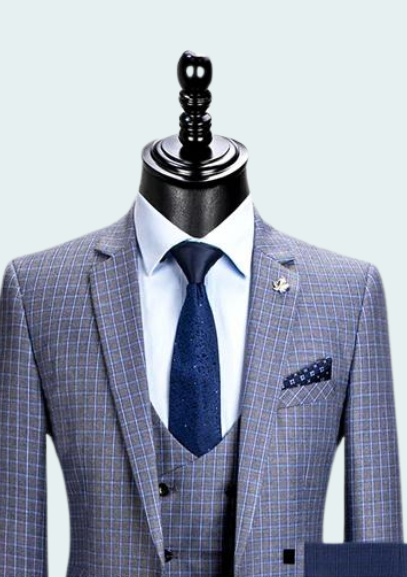 Luxury Grid Blazer Suit