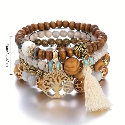 creative bohemian layered bracelet