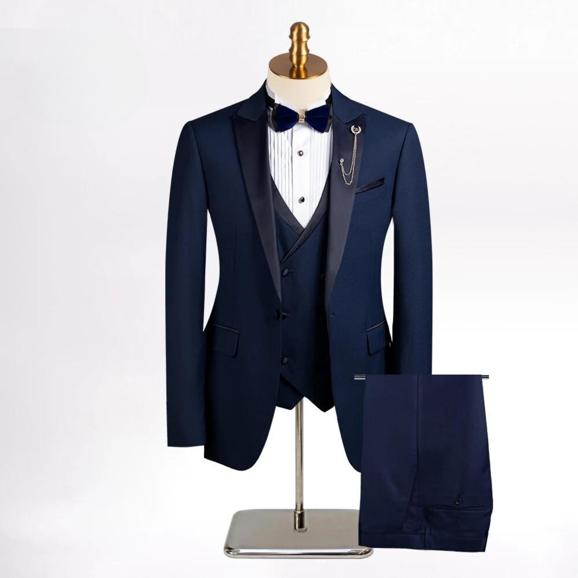 Luxury Men's stylish Suit Navy Blue