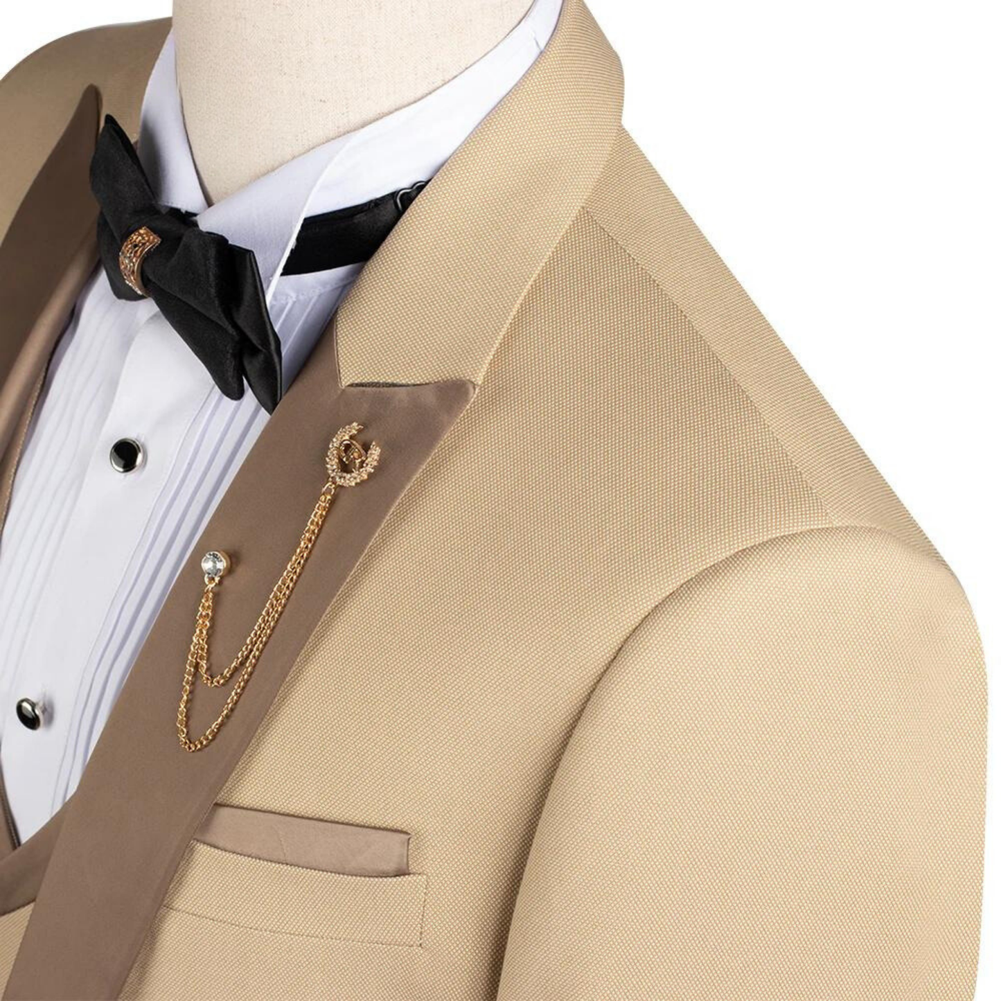 Luxury Men's stylish Suit cream