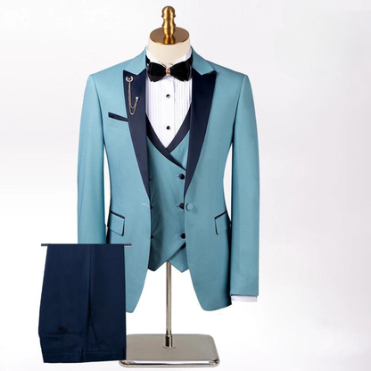 Luxury Men's stylish Suit sky Blue