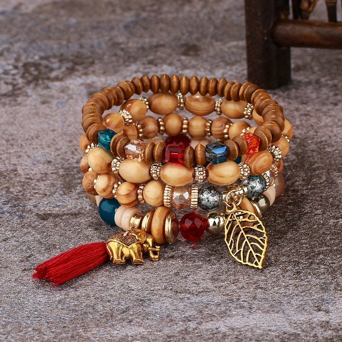 creative bohemian layered bracelet