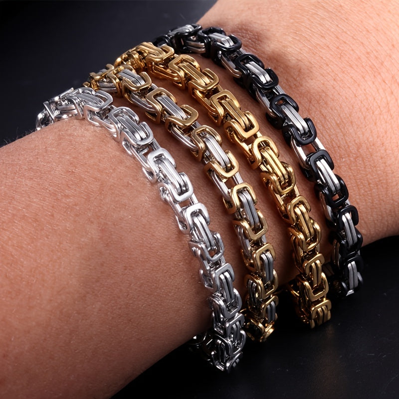 Classic Fashion Stainless Steel Bracelet for Men | Chain