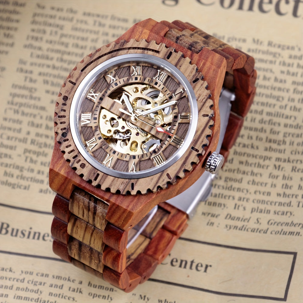 Business Wood Watch for Men | Red