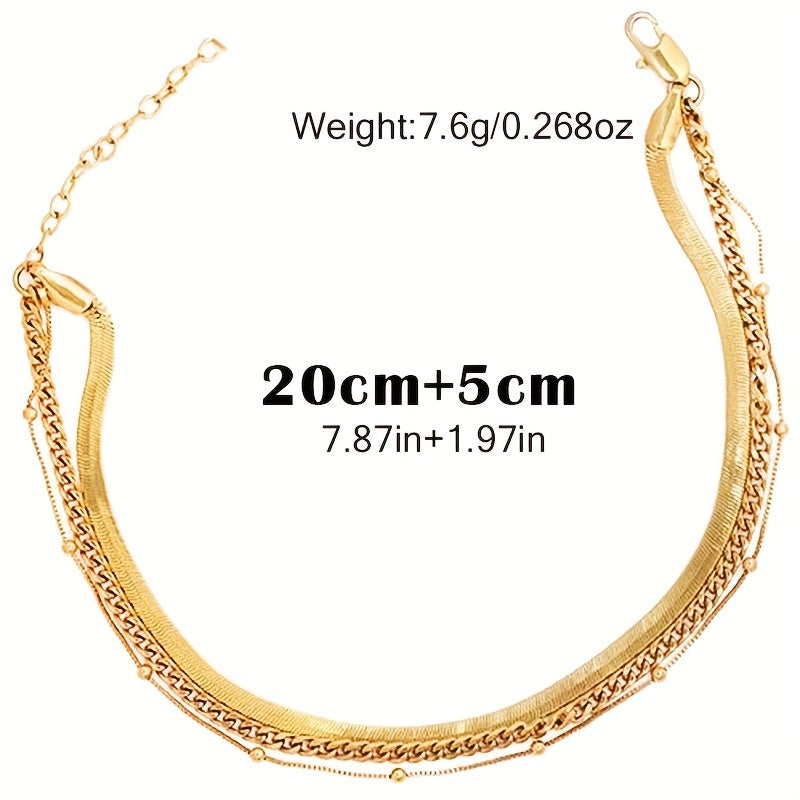 Stylish Beach Bracelet for Men | Gold Chain