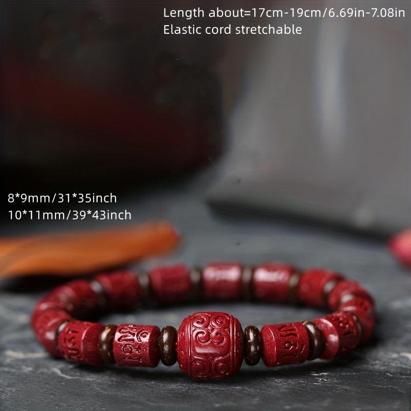 Red men's bracelet, stylish accessory, adjustable wristband, men's fashion jewelry