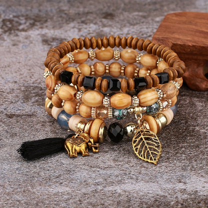 creative bohemian layered bracelet