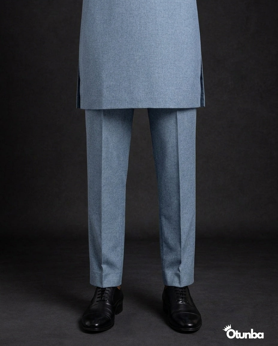 African Men's Kaftan | Custom Senator Wear | Blue Style — Photo 161 | OTUNBA Luxury Fashion
