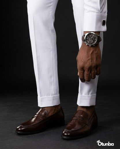 African Men's Kaftan | Custom Senator Wear | White Style — Photo 245 | OTUNBA Luxury Fashion