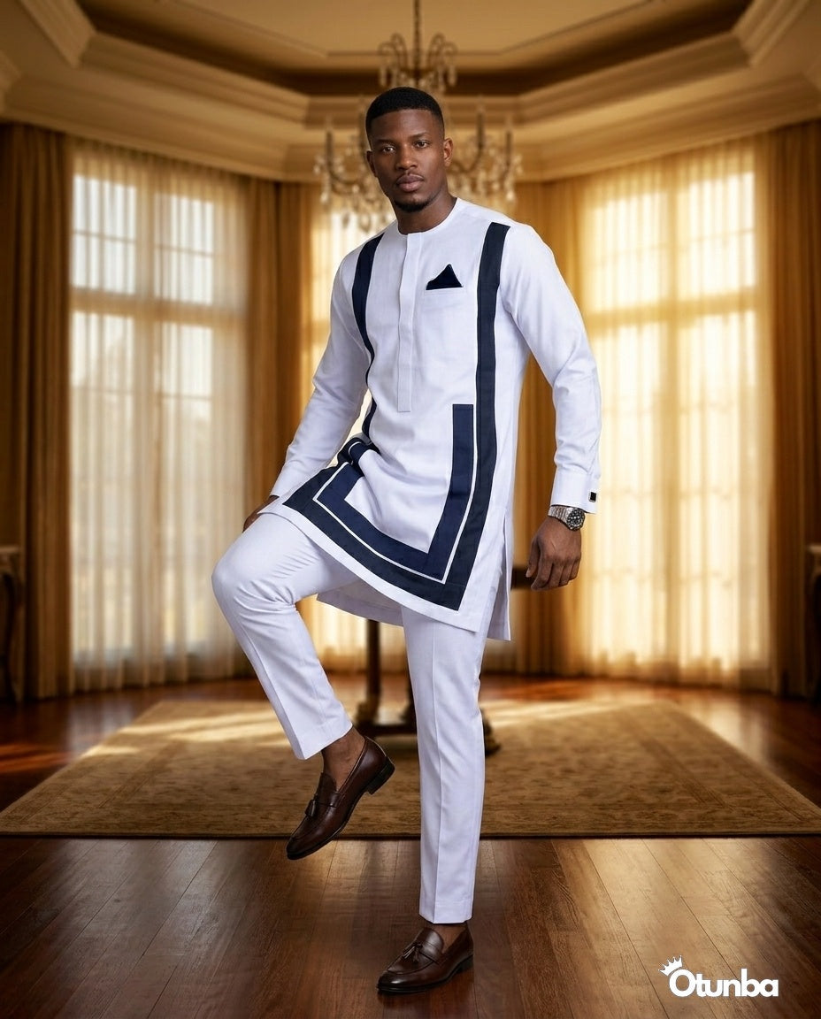 African Men's Kaftan | Custom Senator Wear
