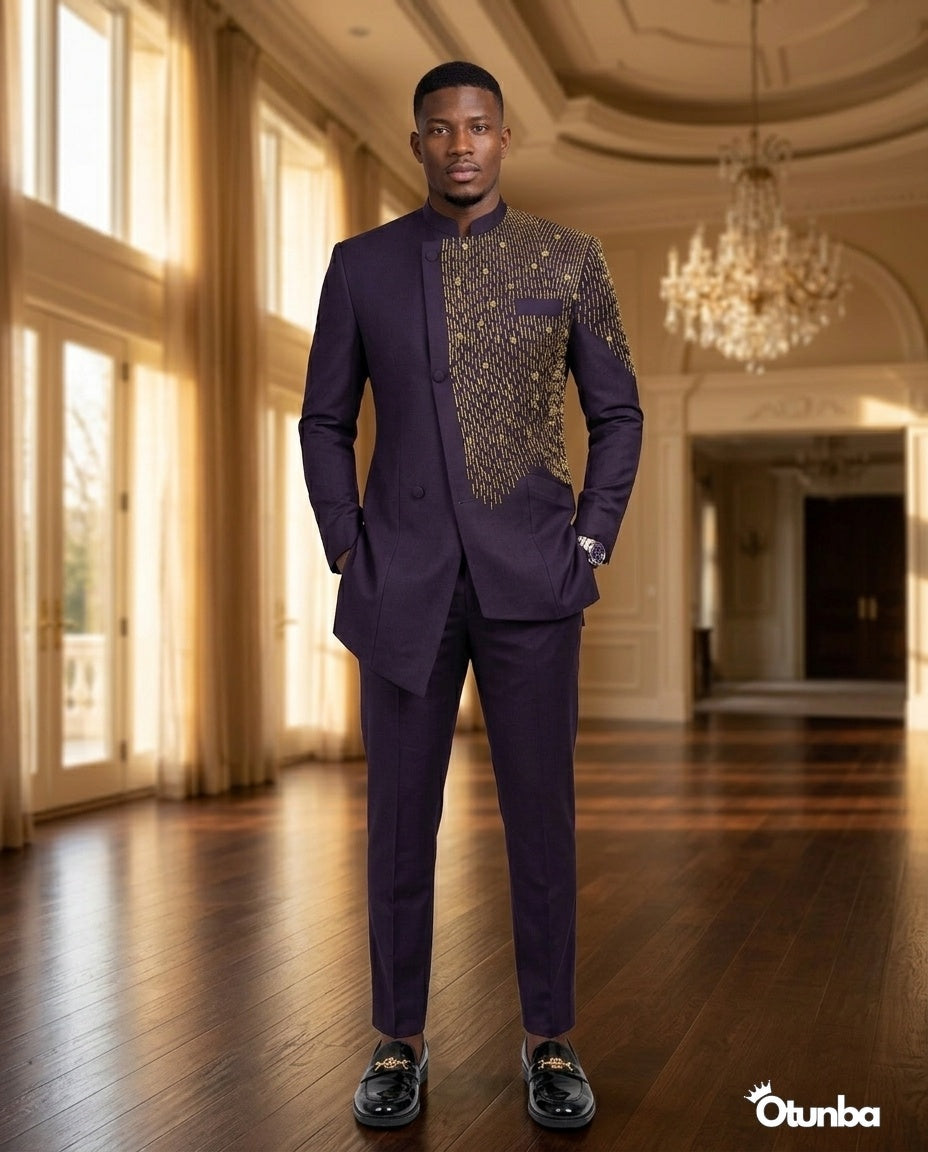 Luxury African Men Kaftan | Custom Size