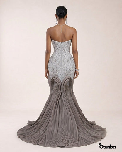 silver mermaid prom dresses Luxury Long Sequin Mermaid Prom Dress