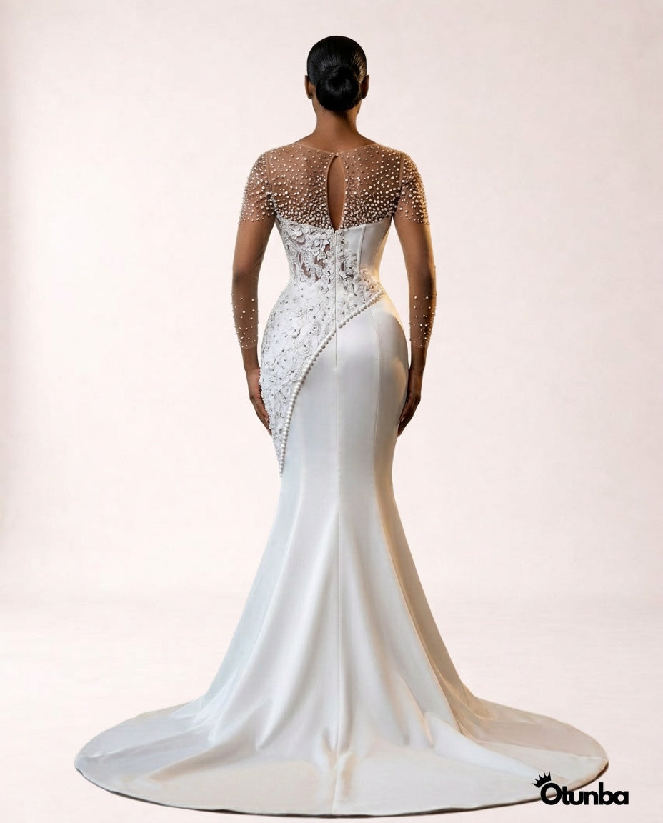 Luxury Mermaid Wedding Dress | Silver Stoning — Photo 5 | OTUNBA Luxury Fashion