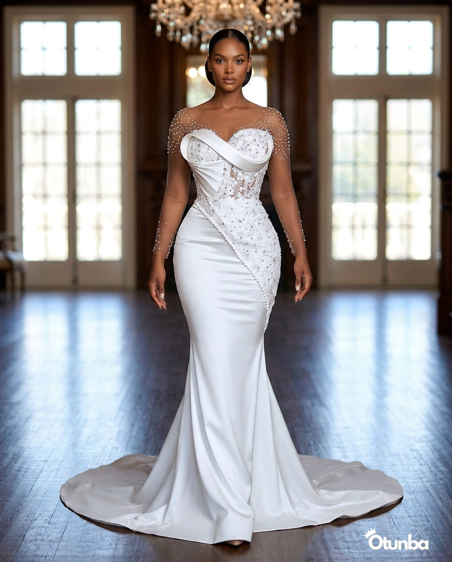 luxury fishtail dresses Luxury Mermaid Wedding Dress