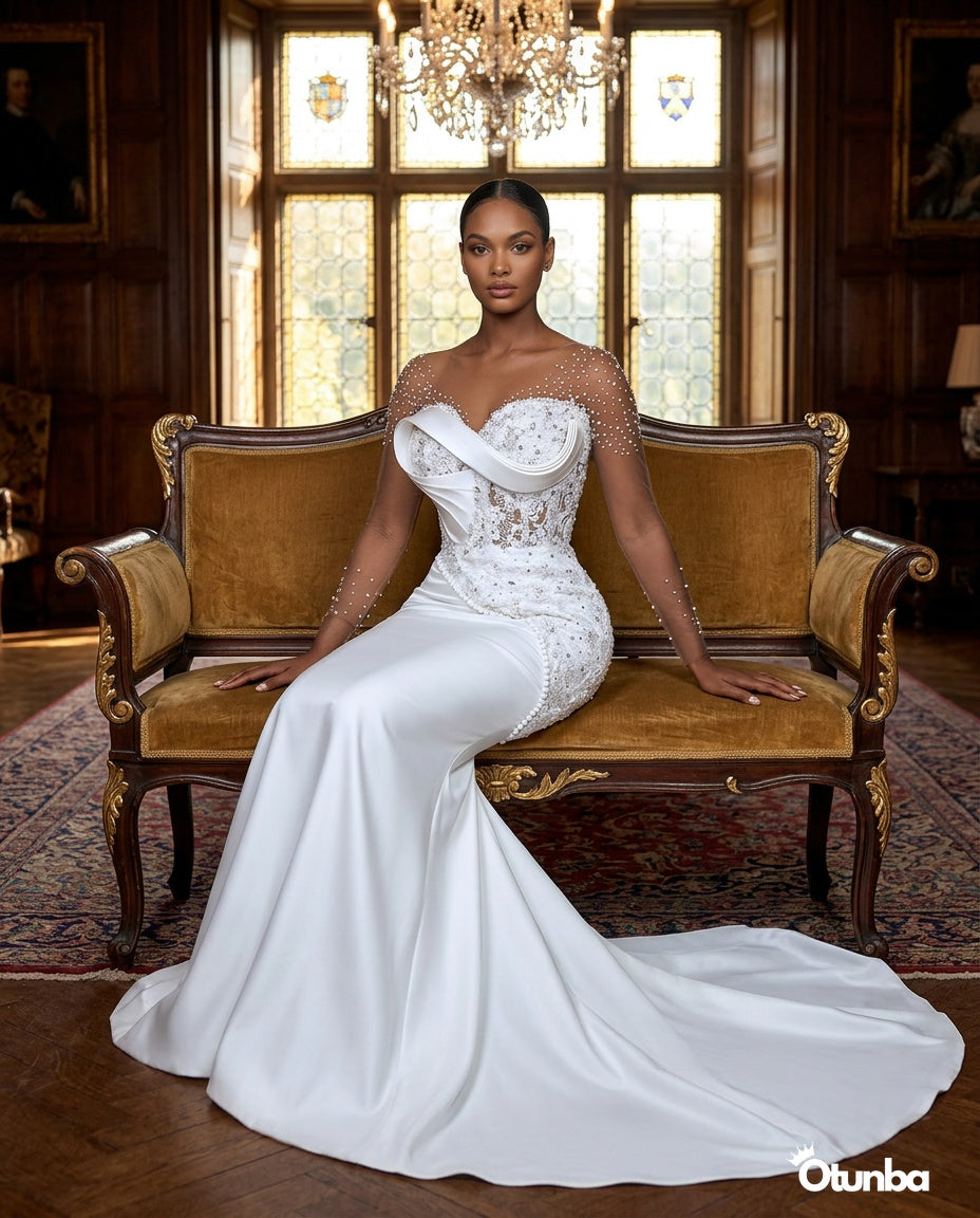 luxury mermaid wedding dress Luxury Mermaid Wedding Dress