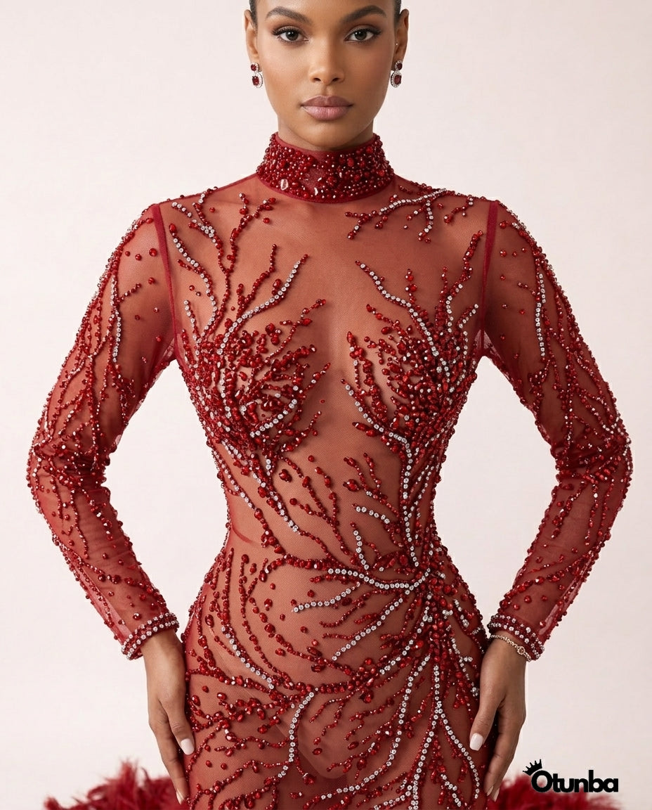 Luxury Prom Sexy Dress | Red