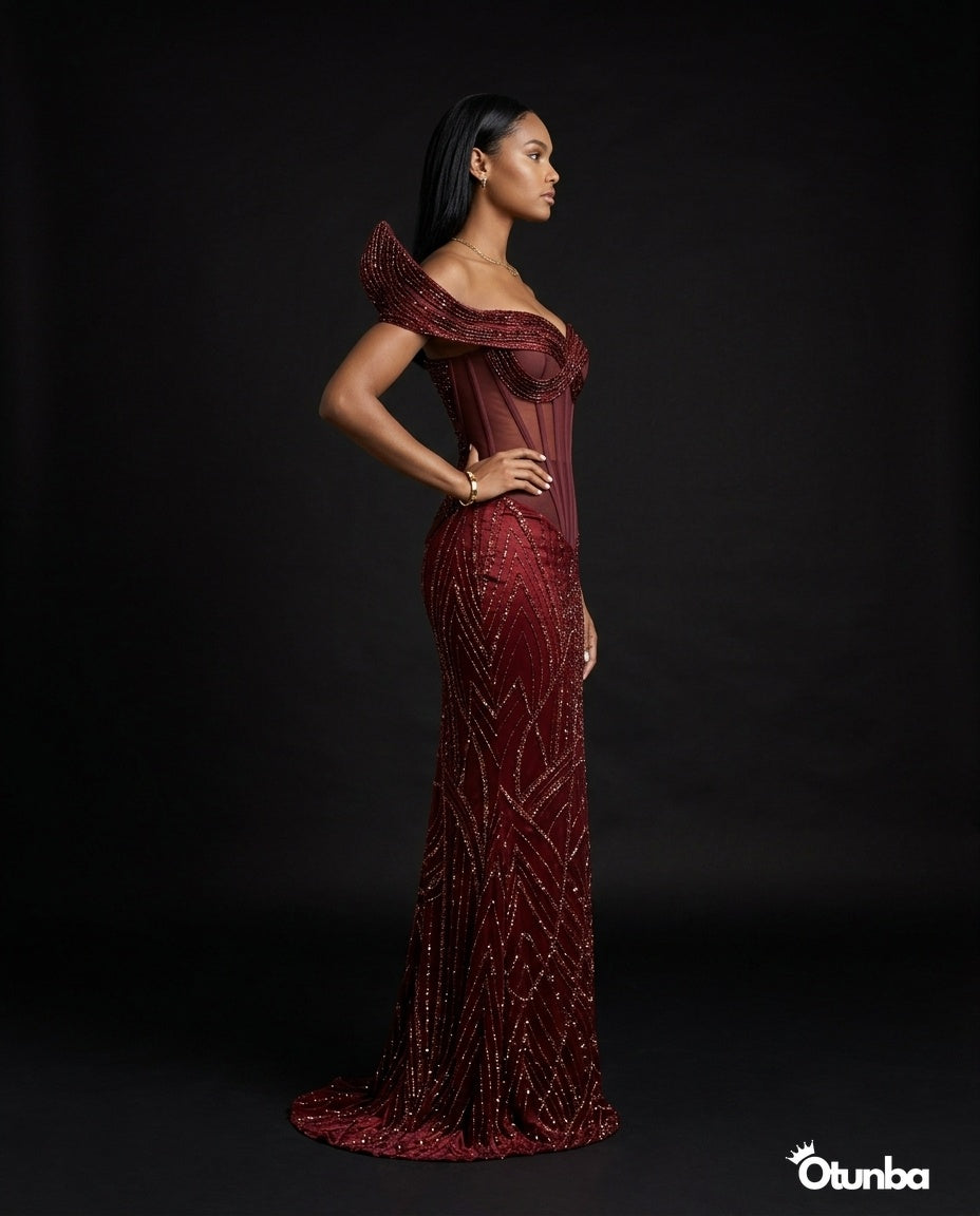 open lace back dress Luxury Traditional Wedding Party Dress