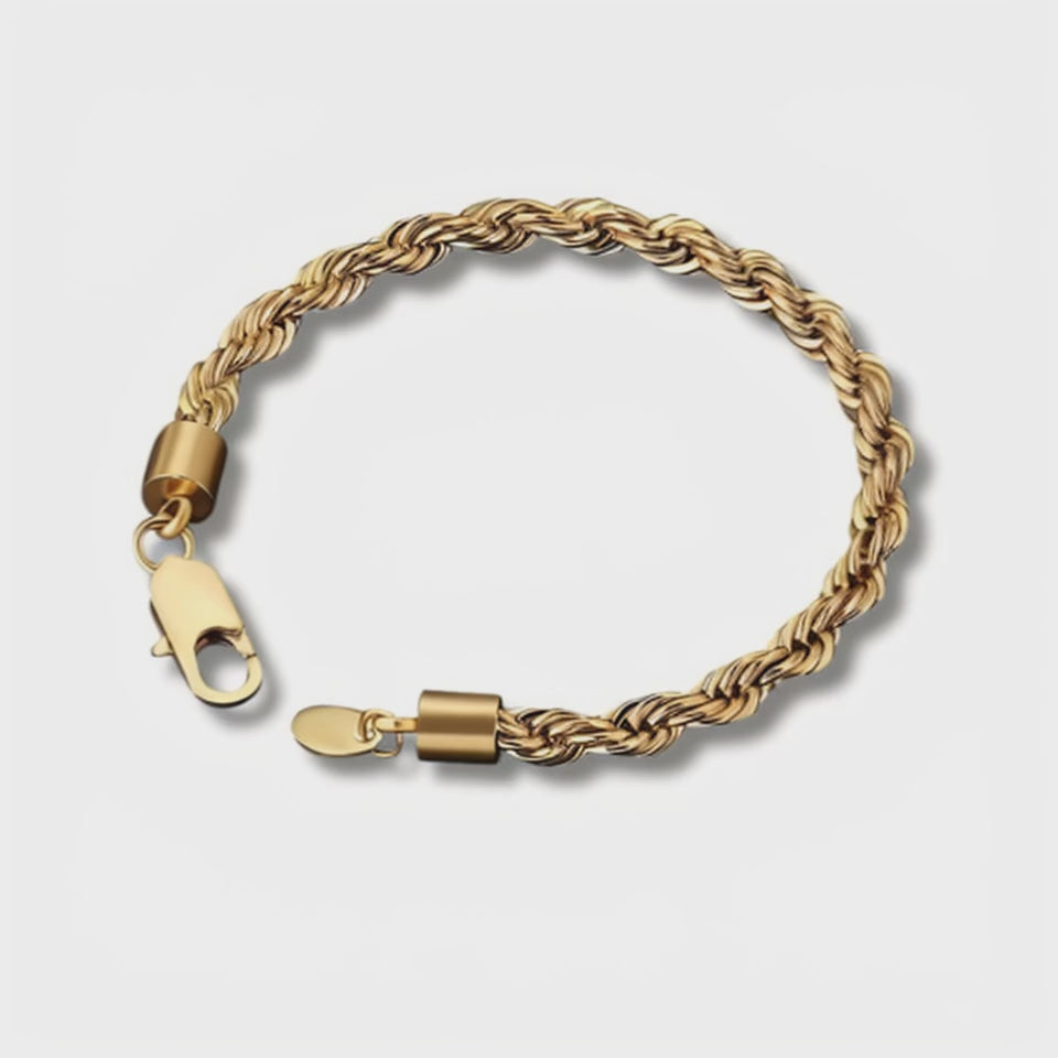 Gold-Plated Titanium Steel Bracelet