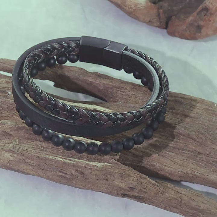 versatile and edgy men's bracelet