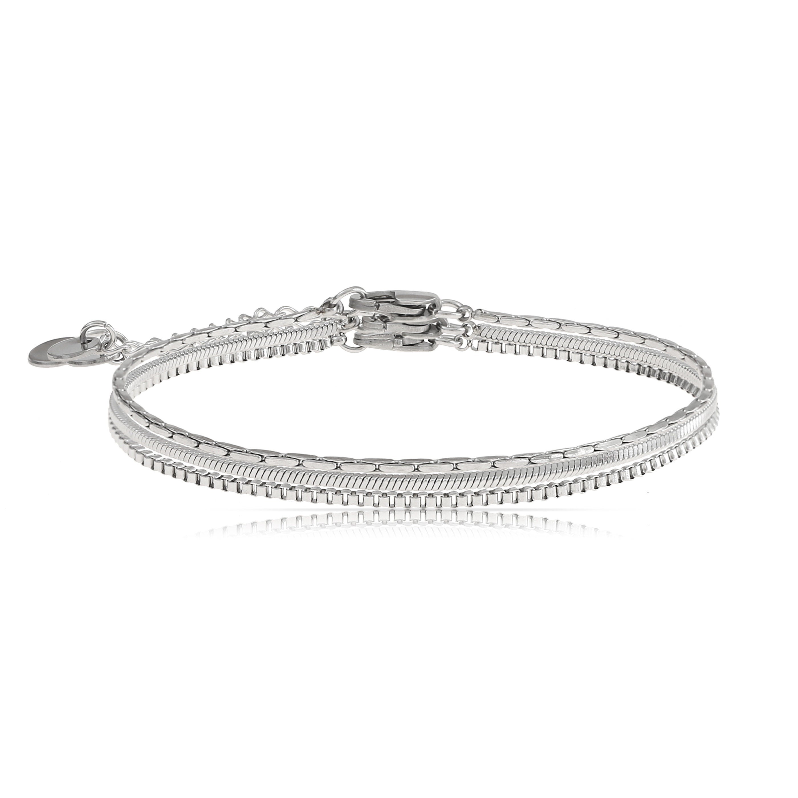 Timeless Snake Bracelet for Men | Silver Chain